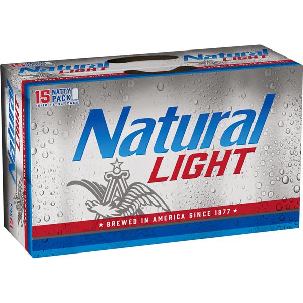 Natural Light Beer Natty Pack 15pk Hy Vee Aisles Online Grocery Shopping