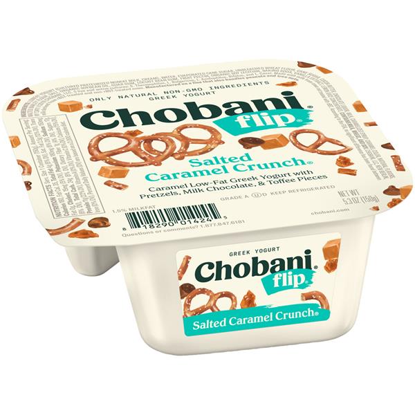 Chobani Flip Salted Caramel Crunch Low-Fat Greek Yogurt | Hy-Vee Aisles ...