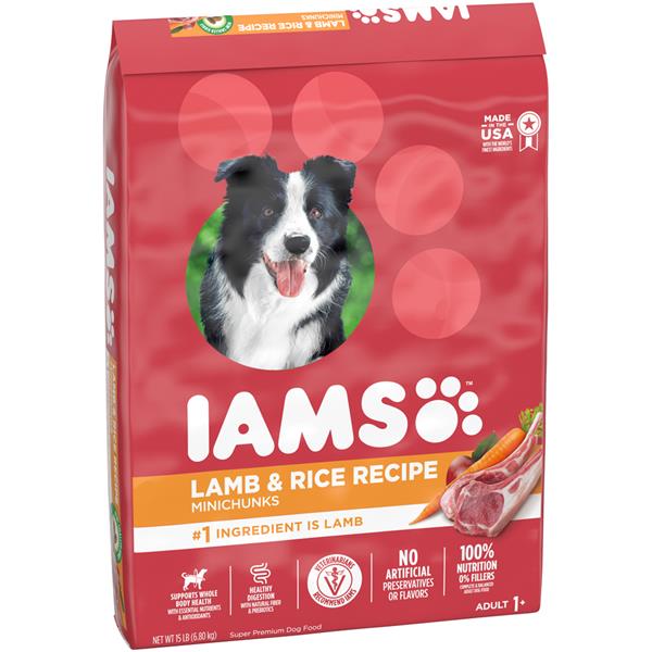 IAMS Proactive Health Lamb & Rice Recipe Adult 1+ Years Super Premium