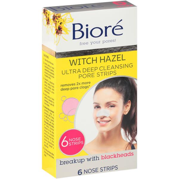 Biore Witch Hazel Ultra Deep Cleansing Pore Strips HyVee Aisles