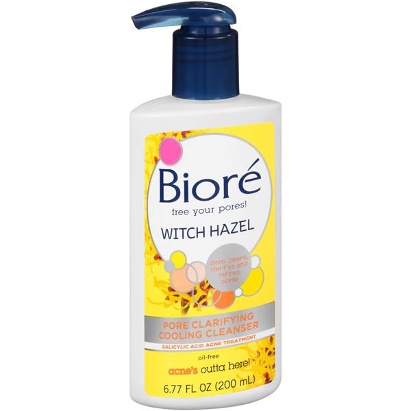 biore witch hazel pore clarifying cleanser