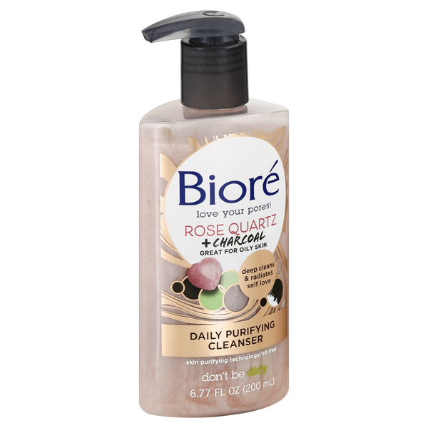rose quartz charcoal cleanser