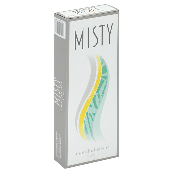 Misty Cigarettes, Menthol, Silver, Slims