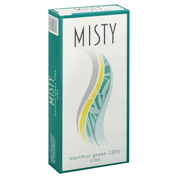 Misty Cigarettes, Menthol Green 120's Slims