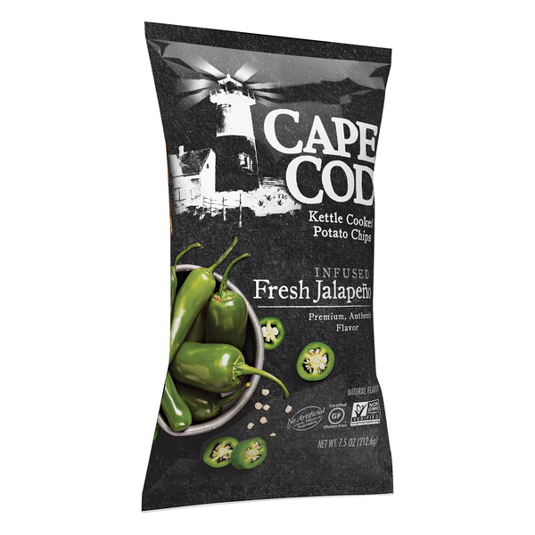Cape Cod Infused Fresh Jalapeno Kettle Cooked Potato Chips | Hy-Vee ...