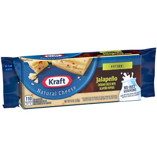 Kraft Jalapeno Cheddar Cheese Brick HyVee Aisles Online Grocery Shopping