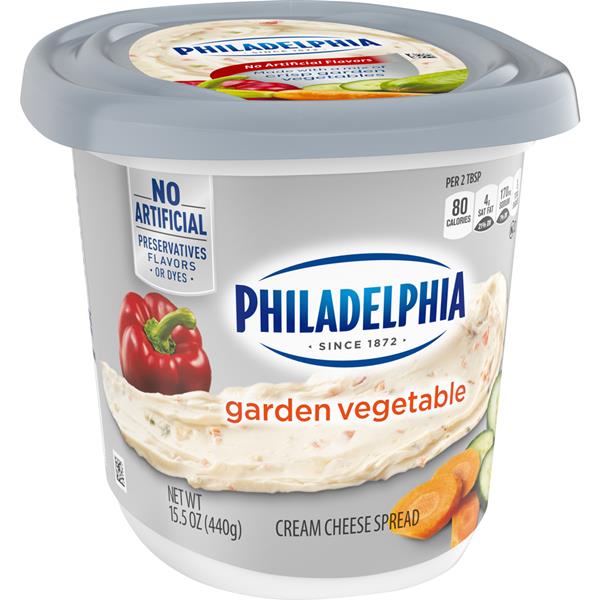 Philadelphia Garden Vegetable Cream Cheese Spread Hy Vee Aisles Online Grocery Shopping 