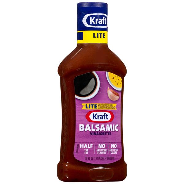 Kraft Lite Balsamic Vinaigrette Dressing HyVee Aisles Online Grocery