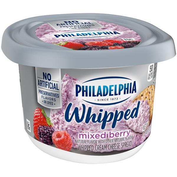 Philadelphia Whipped Mixed Berry Cream Cheese Spread HyVee Aisles