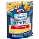 Kraft Shredded Three Cheese Blend with a Touch of Philadelphia
