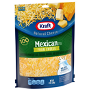 Kraft Finely Shredded Mexican Style Four Cheese Blend