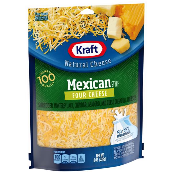 Kraft Finely Shredded Mexican Style Four Cheese Blend | Hy-Vee Aisles ...