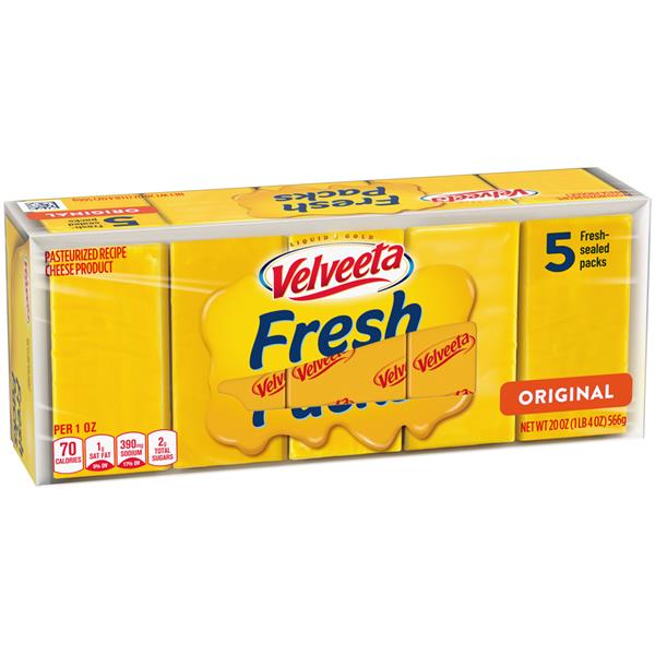 Velveeta Mini Blocks Original Cheese 5Ct HyVee Aisles Online Grocery
