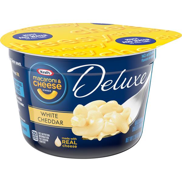 Kraft Deluxe White Cheddar Macaroni & Cheese Dinner HyVee Aisles