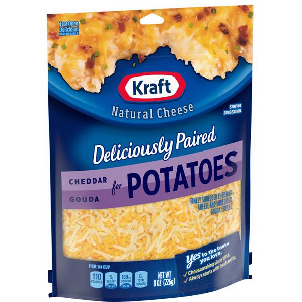 Kraft Expertly Paired Fine Cut Cheddar & Traditional Cut Gouda Shredded