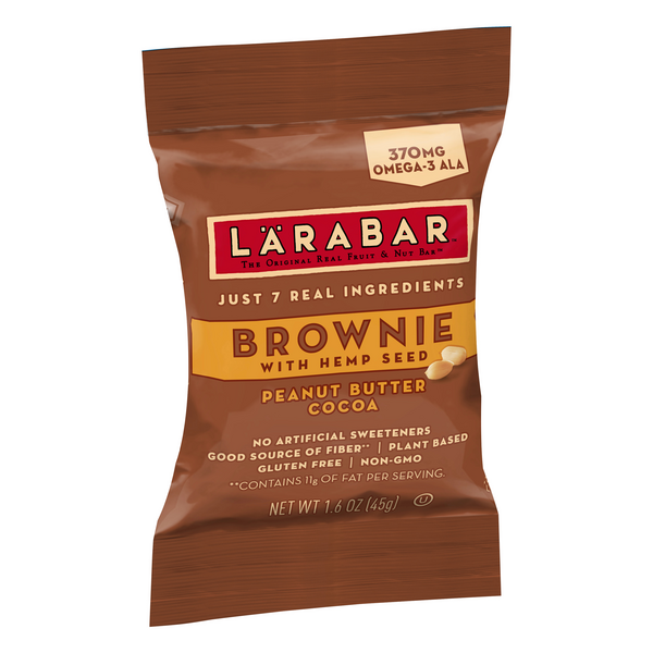 Larabar Brownie With Hemp Seed, Peanut Butter Cocoa HyVee Aisles