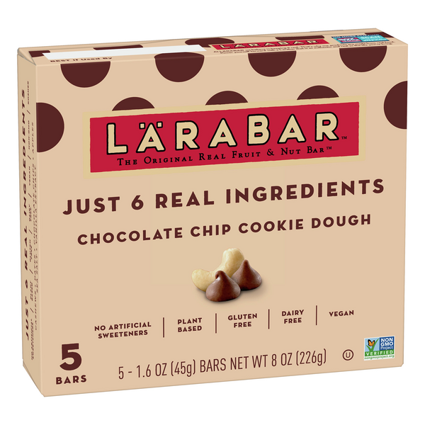 Larabar Fruit & Nut Bars Chocolate Chip Cookie Dough 51.6 oz Bars Hy