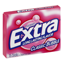 Wrigley's Extra Classic Bubble Sugarfree Gum