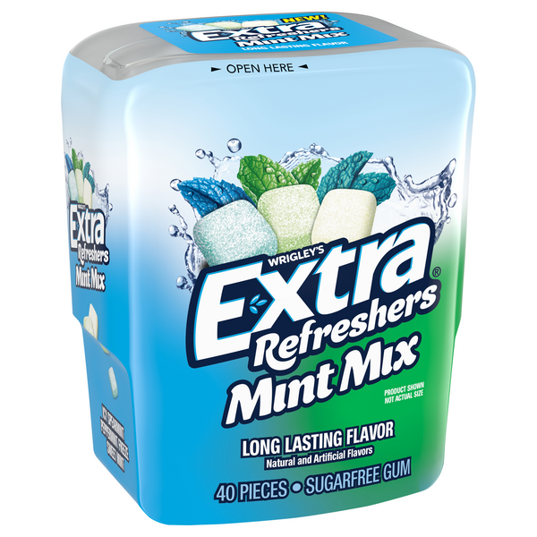 EXTRA Refreshers Mint Mix Gum | Hy-Vee Aisles Online Grocery Shopping