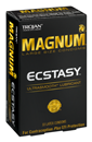 Trojan Magnum Ecstasy Ultrasmooth Lubricant Latex Condoms