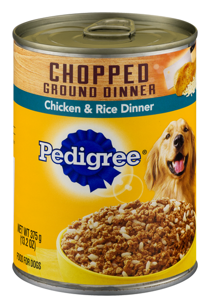 pedigree chicken and rice dinner