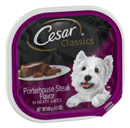 Cesar Canine Cuisine Porterhouse Steak Flavor in Meaty Juices