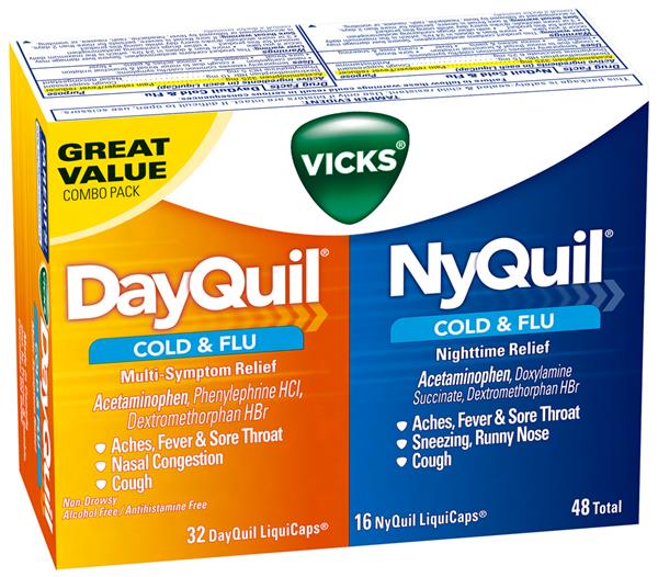 Vicks DayQuil / NyQuil Cold & Flu LiquiCaps Combo Pack | Hy-Vee Aisles ...