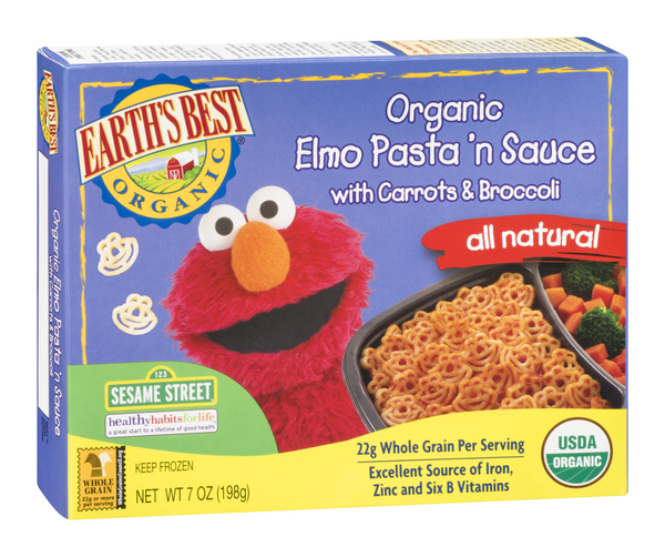 Earth's Best Organic Elmo Pasta 'n Sauce with Carrots & Broccoli