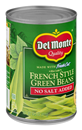 Del Monte Blue Lake No Salt Added French Style Green Beans
