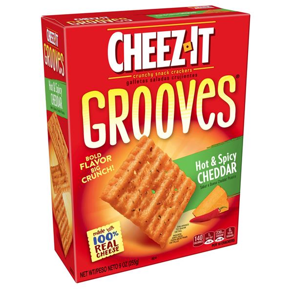 CheezIt Grooves Hot & Spicy Cheddar Crispy HyVee Aisles Online