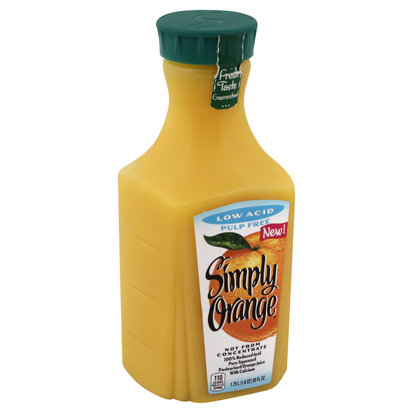 Simply Orange Low Acid Pulp Free Orange Juice HyVee Aisles Online