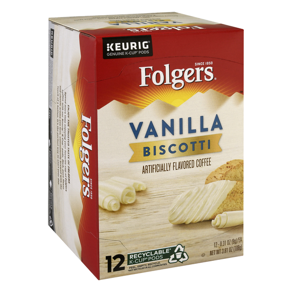 folgers coffee vanilla biscotti