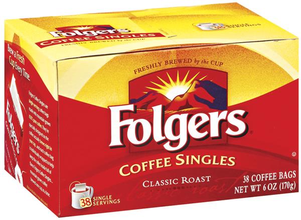 Folgers Classic Roast Coffee Singles 38 Ct | Hy-Vee Aisles Online ...