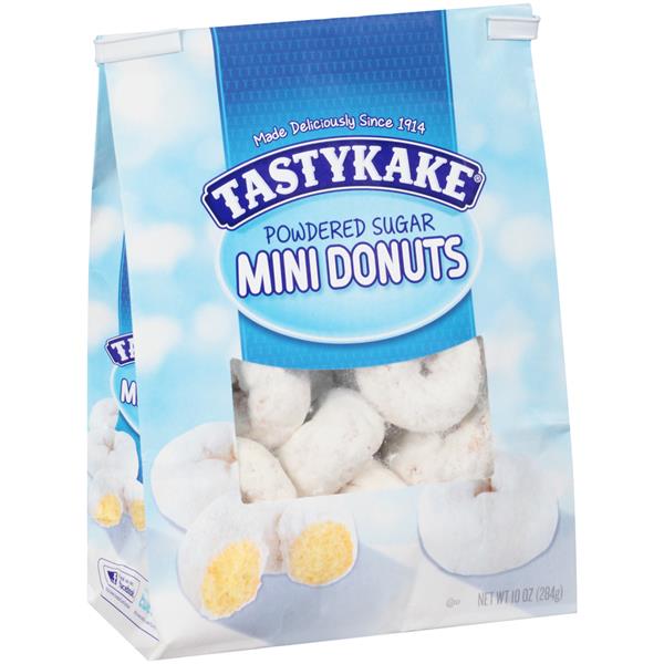 Tastykake Powdered Sugar Mini Donuts HyVee Aisles Online Grocery