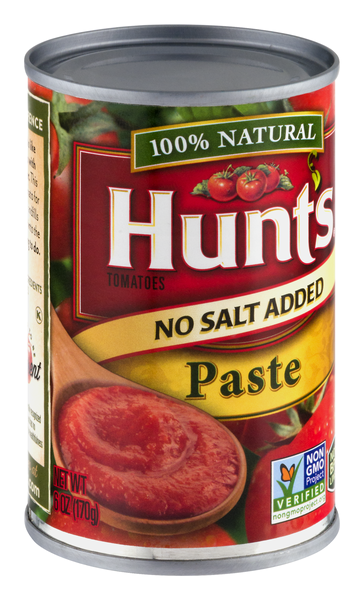 Hunt's Tomato Paste, No Salt Added - 6 oz