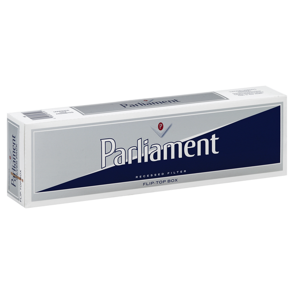 how much is a carton of parliament cigarettes Parliament Cigarettes, Recessed Filter, Silver Pack, Flip-Top Box