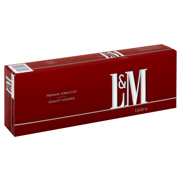 L & M Cigarettes, Filter, 100's, Flip-Top Box