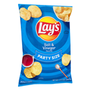 Lay's Salt & Vinegar Flavored Party Size Potato Chips