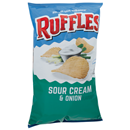 Ruffles Sour Cream & Onion Flavored Potato Chips