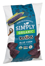 Simply Organic Tostitos Blue Corn with Sea Salt Tortilla Chips
