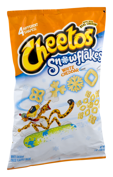 Cheetos 7 oz White Cheddar Snowflakes - 62841