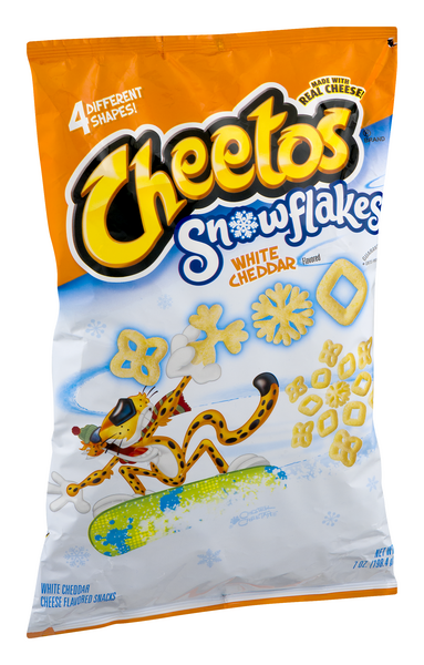 Cheetos 2.375 oz White Cheddar Snowflakes - 68800