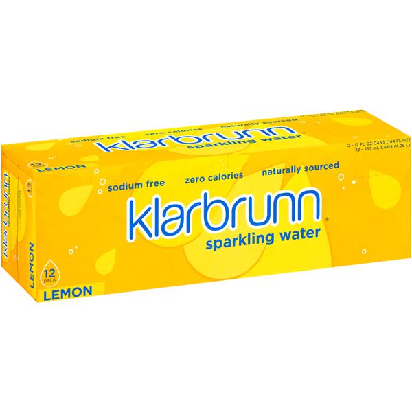 Klarbrunn Lemon Flavored Sparkling Water 12Pk HyVee Aisles Online