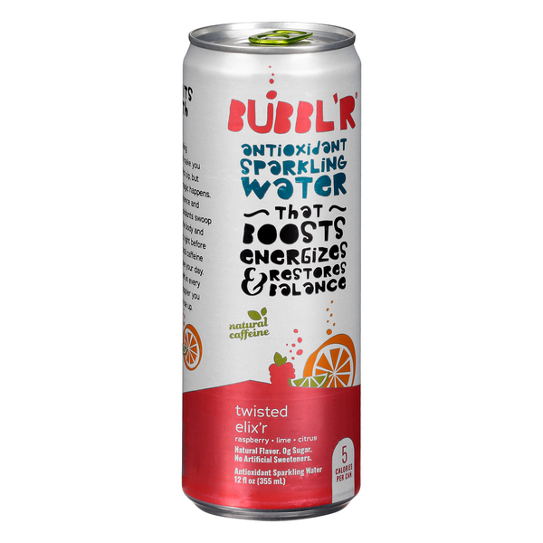 Bubblr Twisted Elixr Antioxidant Sparkling Water Hy Vee Aisles Online Grocery Shopping 9827