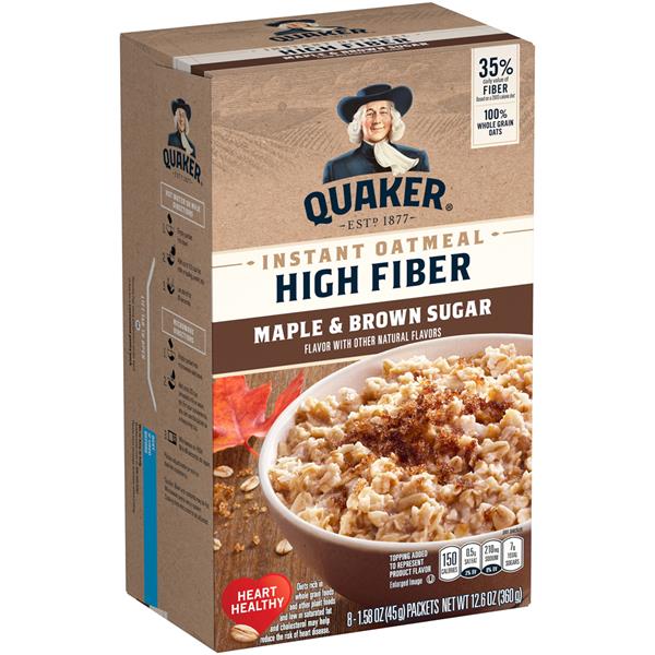 Quaker Select Starts High Fiber Maple & Brown Sugar ...