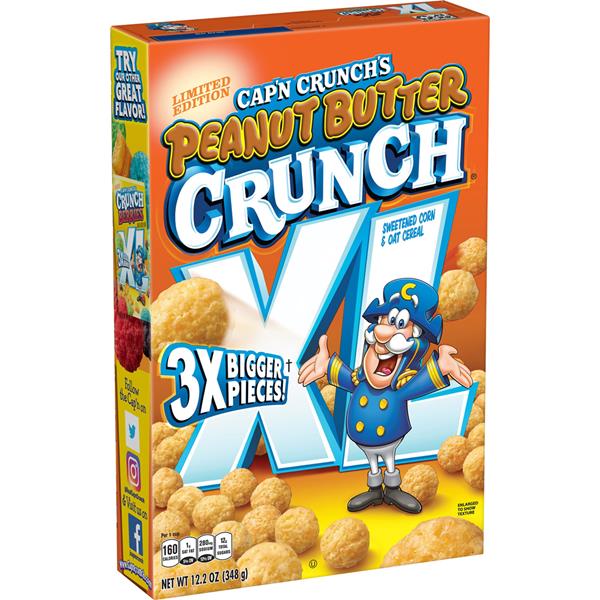 cap n crunch peanut butter crunch cereal