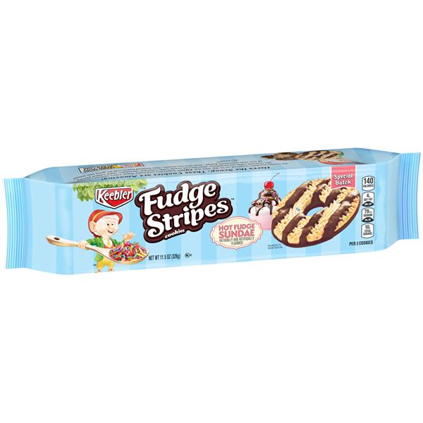 Keebler Fudge Stripes Cookies Hot Fudge Sundae Cookies Hy Vee Aisles Online Grocery Shopping