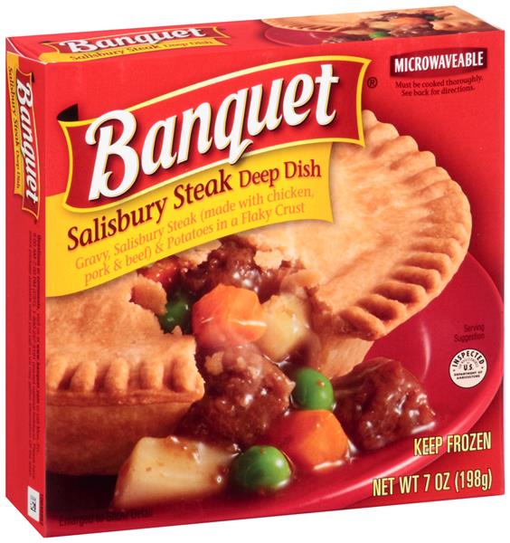 Banquet Salisbury Steak Deep Dish Pot Pie HyVee Aisles Online