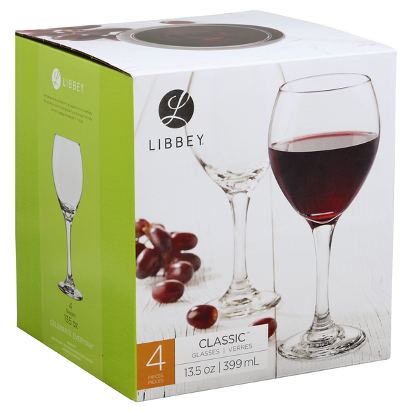 Libbey Classic Red Wine Glass, Set of 4