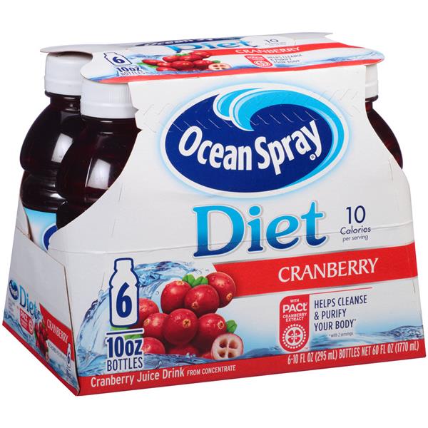 Ocean Spray Diet 10 Cranberry Juice Drink 6 Pk HyVee